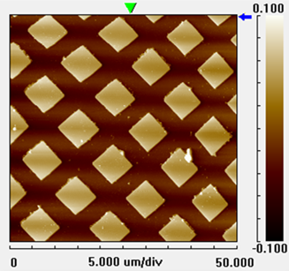 光栅的AFM图